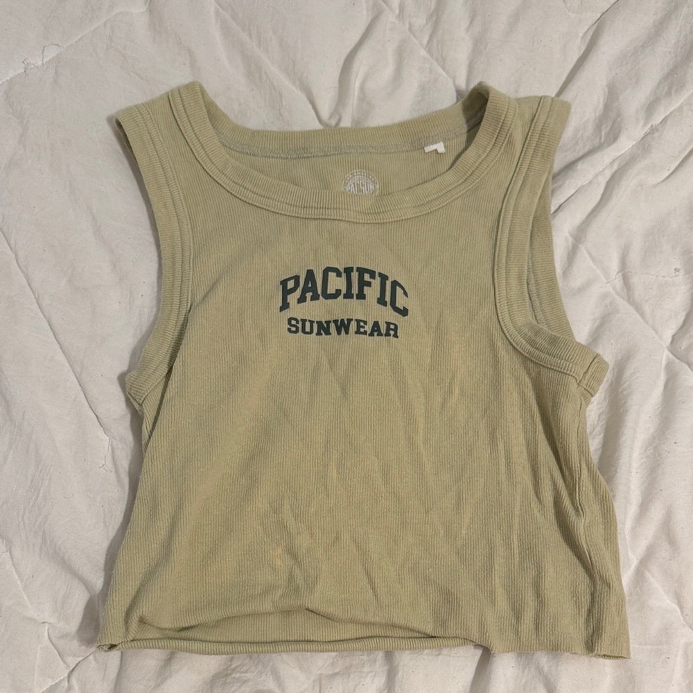 Pacific Sunwear Khaki Women's Tank Top